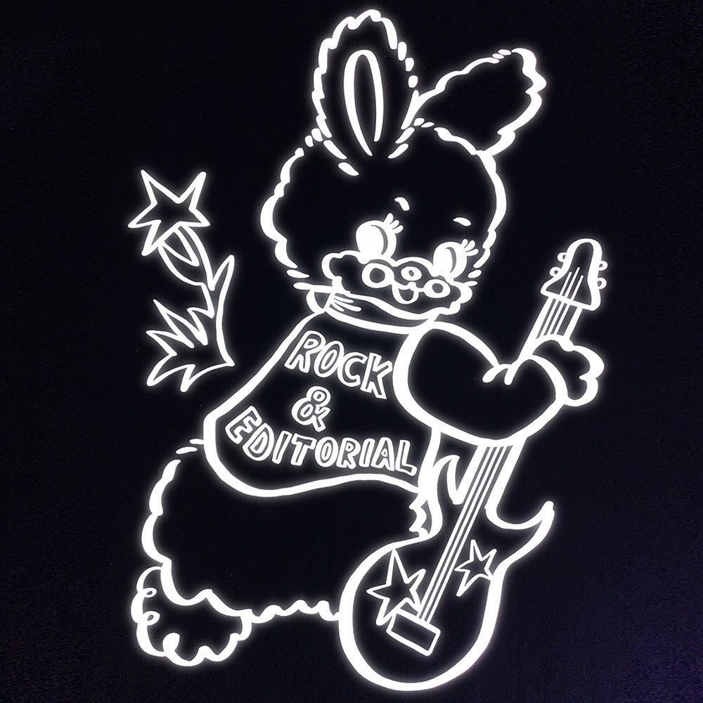 Cartoon Heat Transfer Patch T-shirt Men