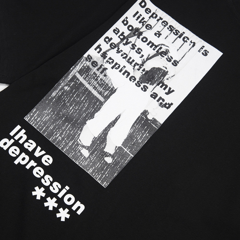 Fashion Cultural Landscape Cotton T-shirt Men