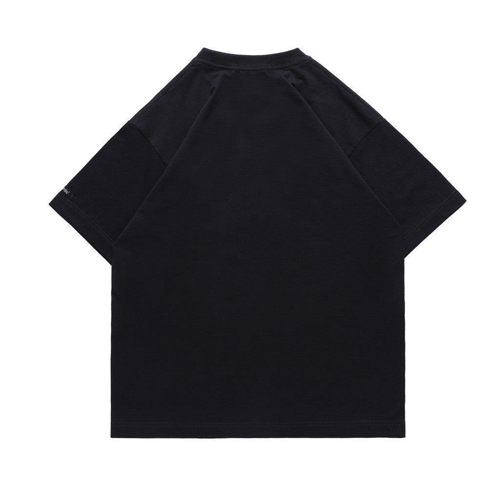 Cartoon Heat Transfer Patch T-shirt Men