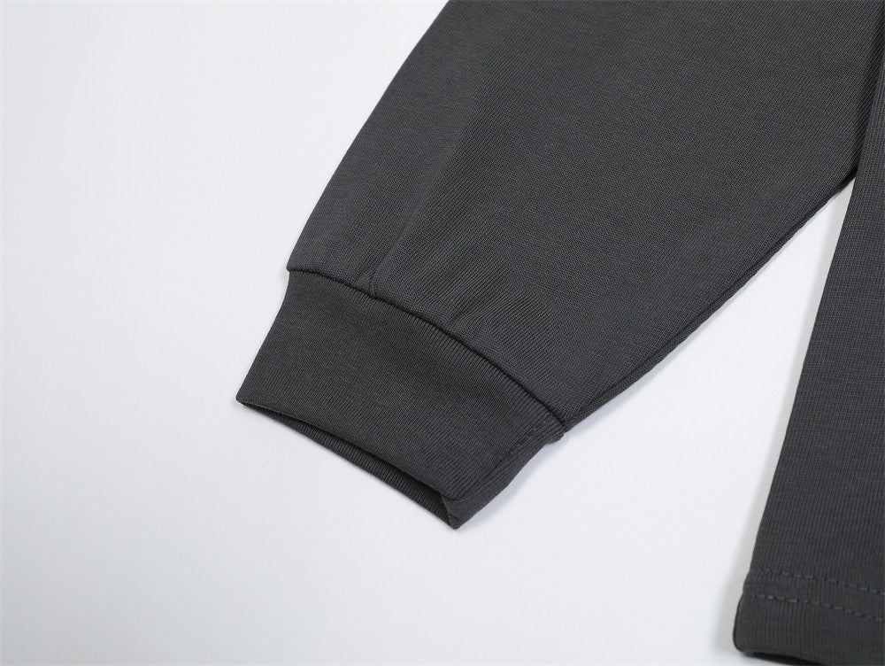Solid Color Fashion Long Sleeve T-shirt Men
