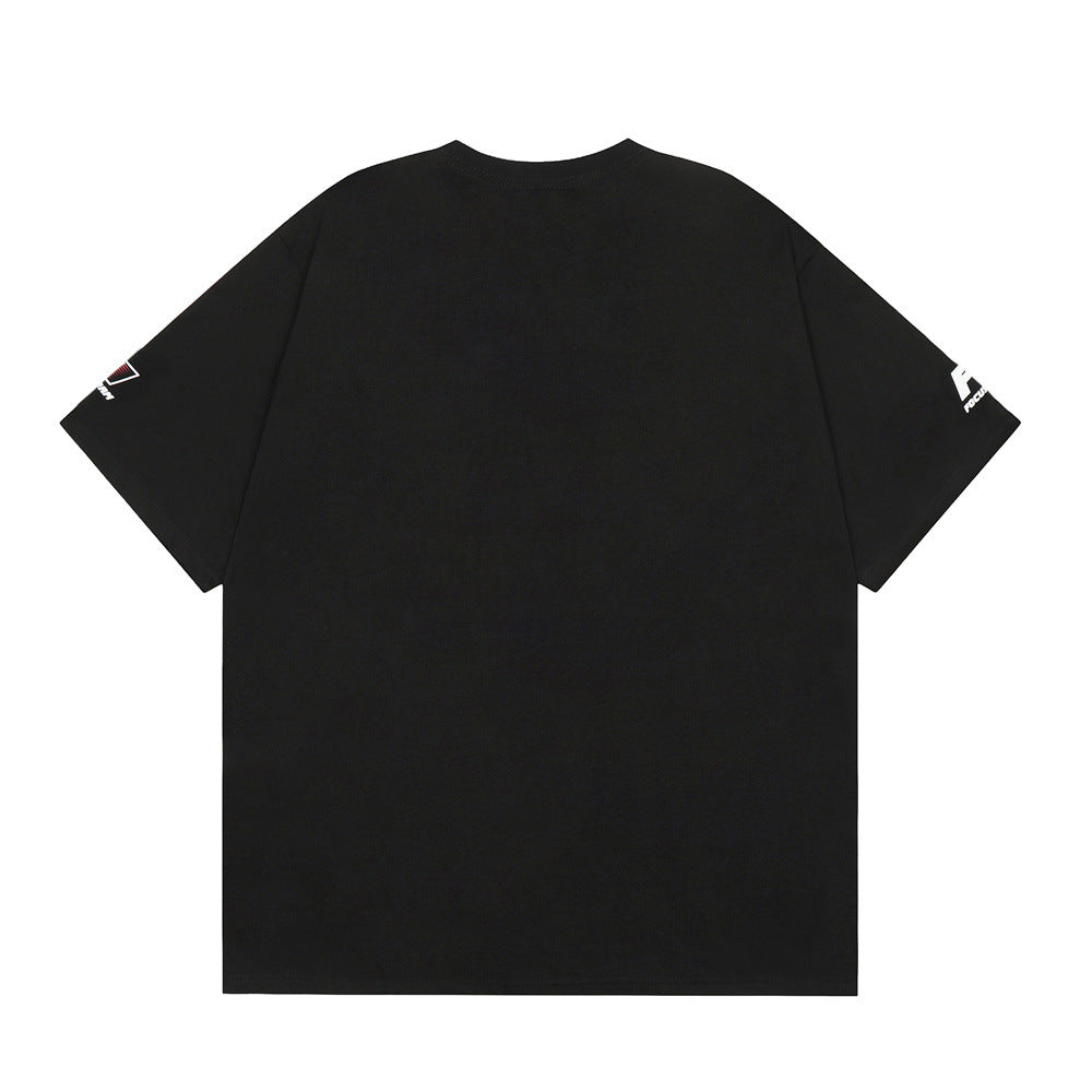 Letter Print Short-sleeve T-shirt Loose Men
