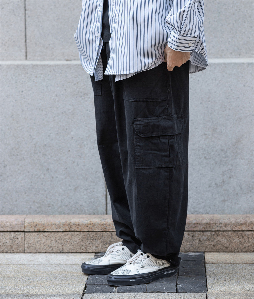 Multi-pocket Cargo Pants Men's Loose Street