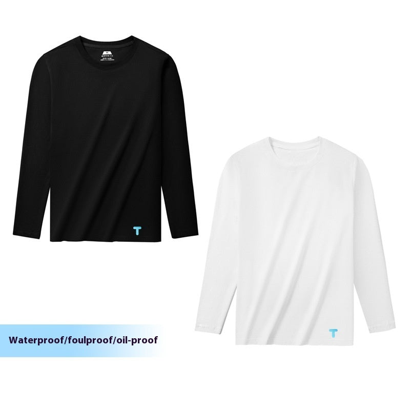 Xinjiang Cotton Solid Color Antifouling T-shirt Men