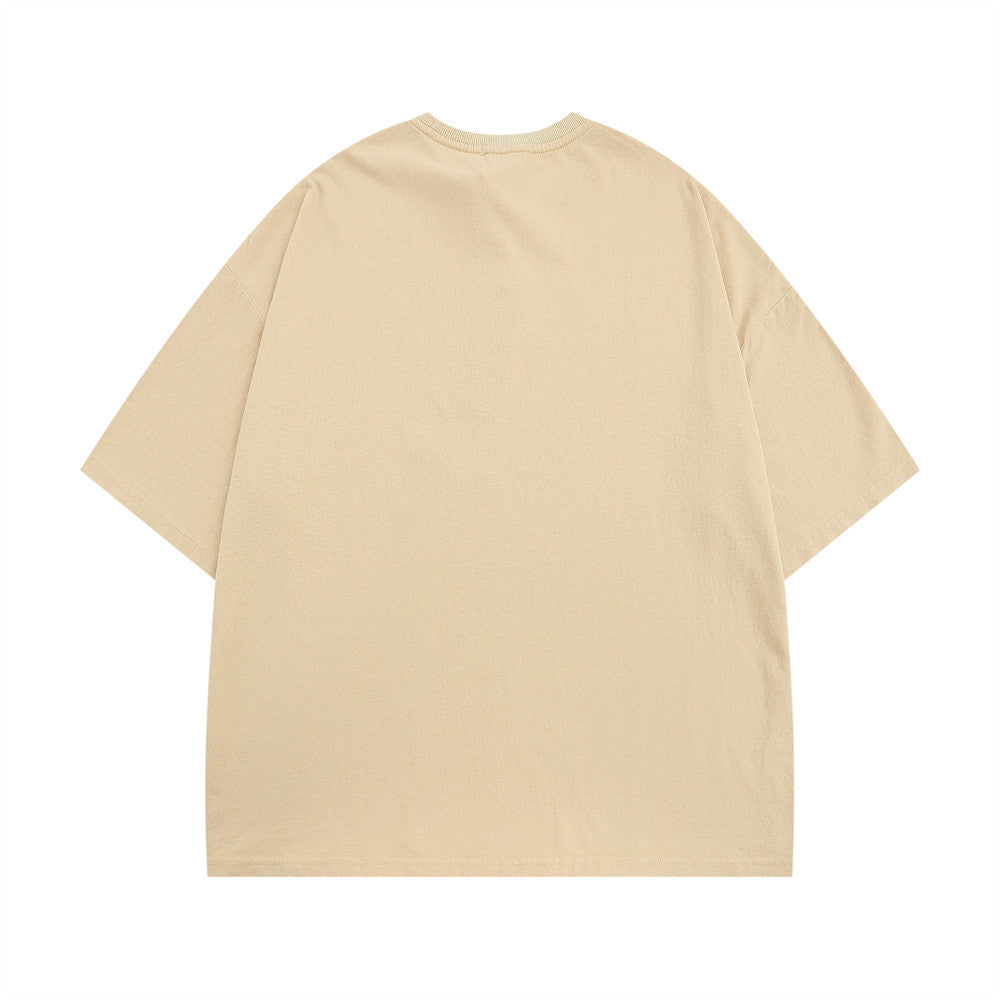 Summer Cotton Short Sleeve T-shirt Men