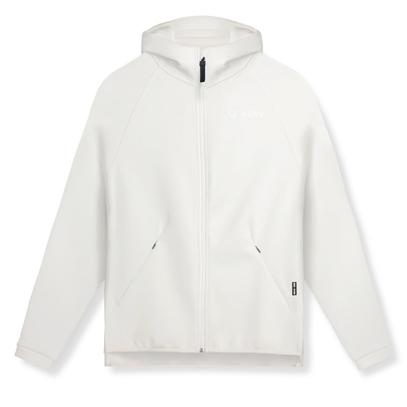 Men's Loose Large Solid Color Printed Hoodie
