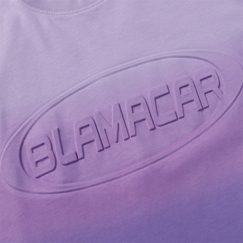 Dyed Gradient Short-sleeved T-shirt Men