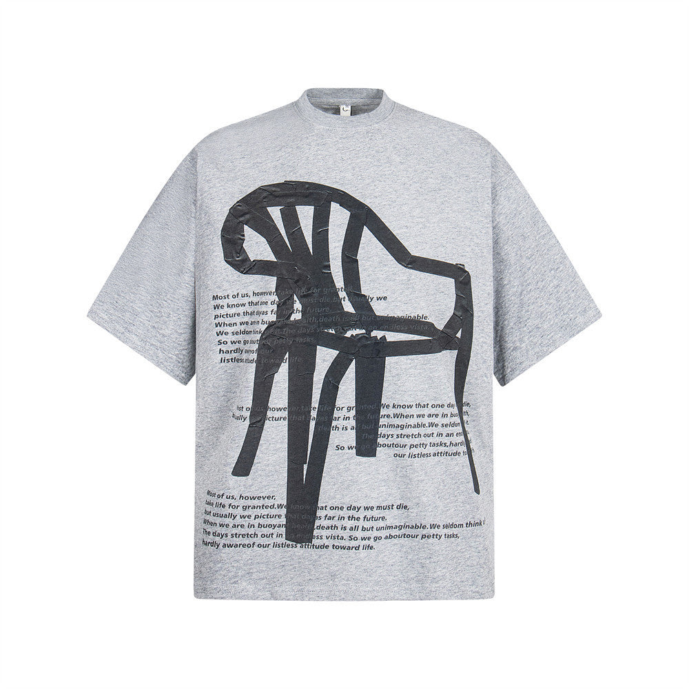 Creative Pattern Printed T-shirt For Men