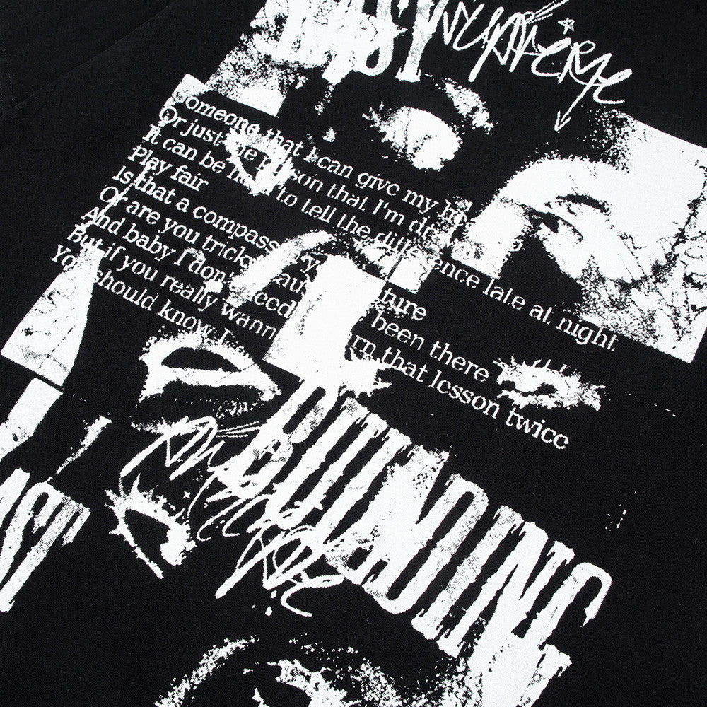 Fashion Abstract Printing Short-sleeved T-shirt Men