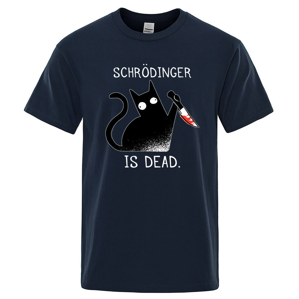 Black Cat Fashion Soft T-shirt Men