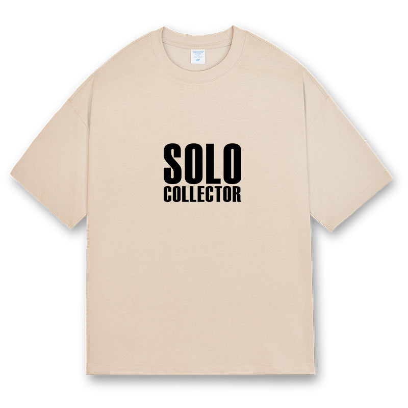 American Retro Short Sleeve Loose T-shirt Men